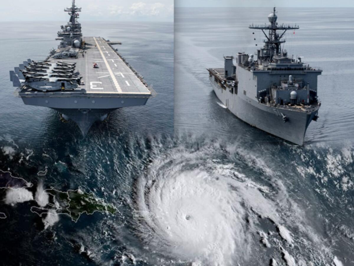 Uragano Irma: posizionate due navi della Marina Militare Statunitense in caso di emergenza - 