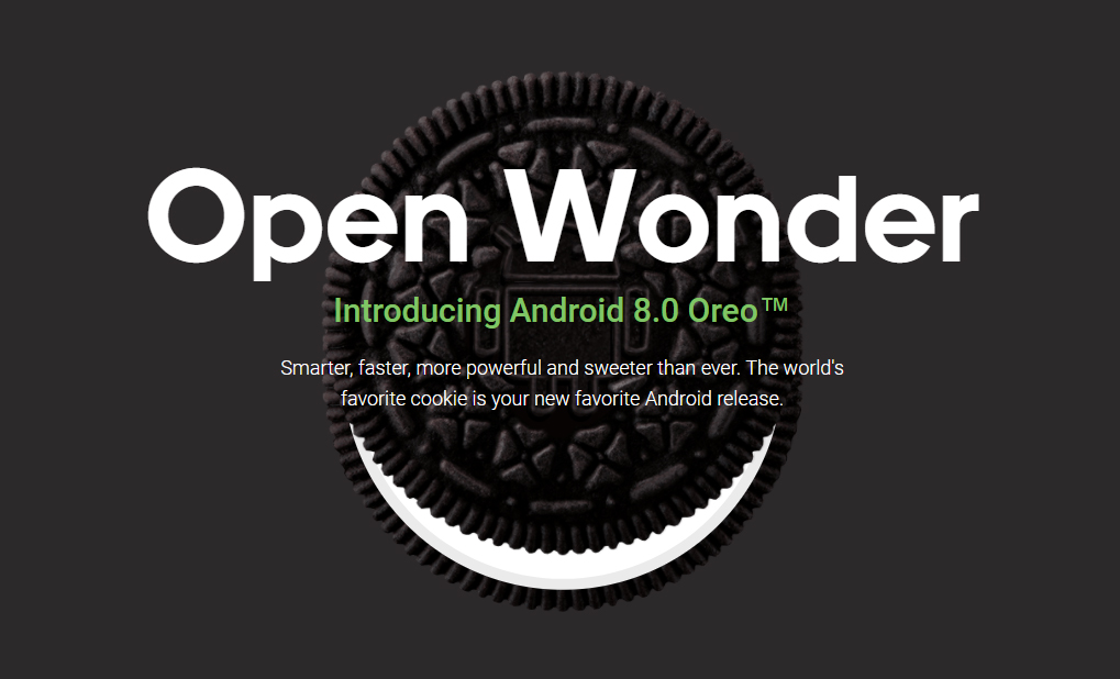 Immagine ufficiale di Android 8 Oreo. Source: android.com