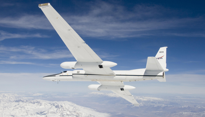 Un ER-2 della NASA. Credits: NASA