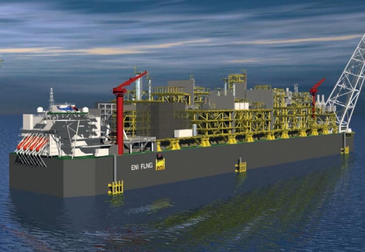 RINA: progetto Coral South, il primo FLNG in Africa - PH: Eni