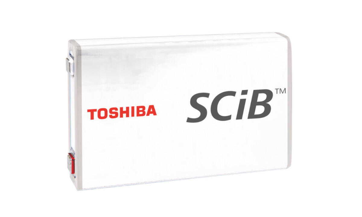 Toshiba SCis: la batteria con ricarica più rapida del mondo - 