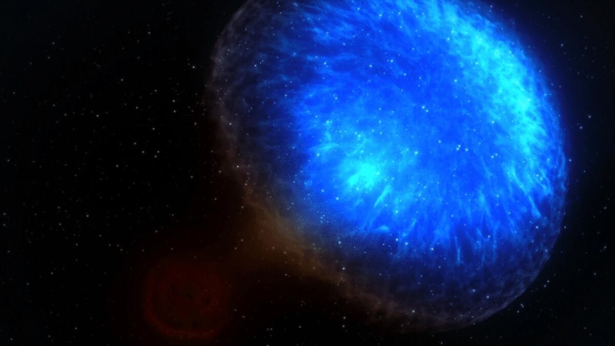 Stelle di neutroni: sorgente per le onde gravitazionali - Fonte: NASA. Copyright by ANSA