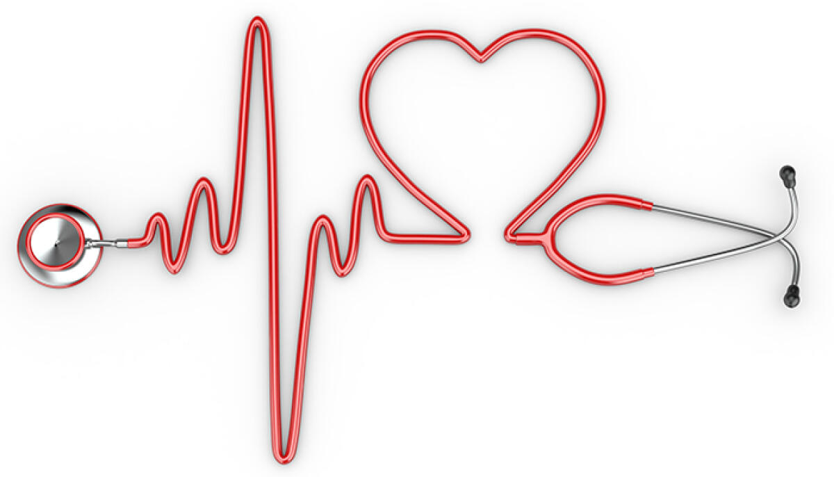 Una T-shirt per il monitoraggio multiparametrico cardiorespiratorio - Stethoscope as a silhouette of the heart  ECG. 
https://www.unitypoint.org