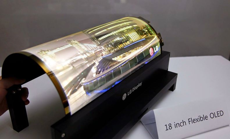 Schermo flessibile che potrebbe essere utilizzato nei futuri iPhone. Credits: http://wccftech.com