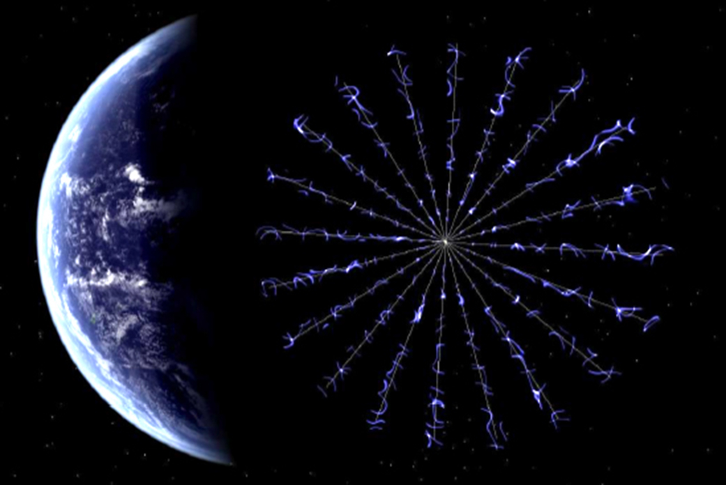 Il concept di E-vela per i nano-satelliti- Credits: Focus