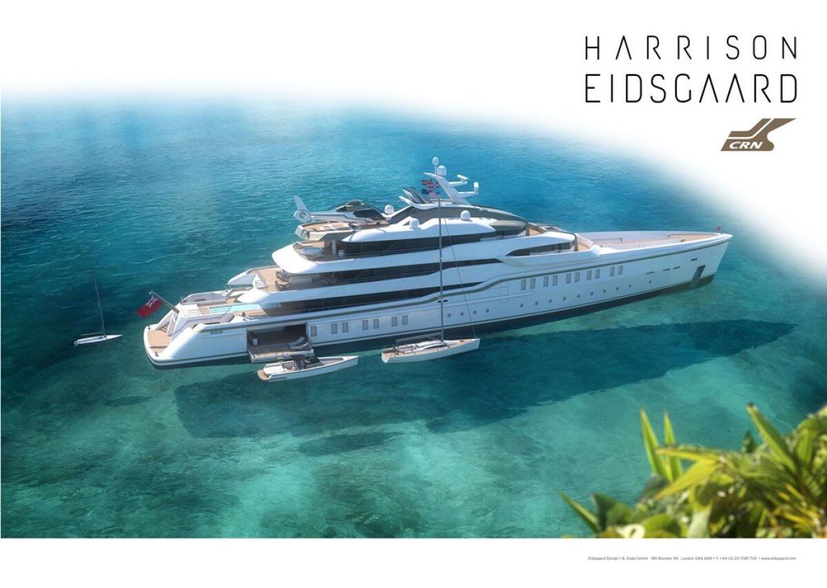 CRN: 86 Metri di innovazione e dinamismo per il nuovo explorer yacht, firmato Harrison Eidsgaard - 86 metri Explorer Yacht - FerrettiGroup