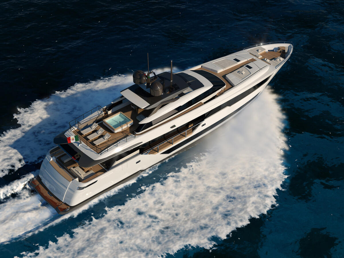 Il primo Custom Line 120’ è sceso in mare - Francesco Paszkowski Design - Ferretti Custom Line 120