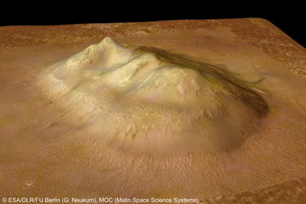 La faccia su Marte in alta definizione. Credits: esa.int