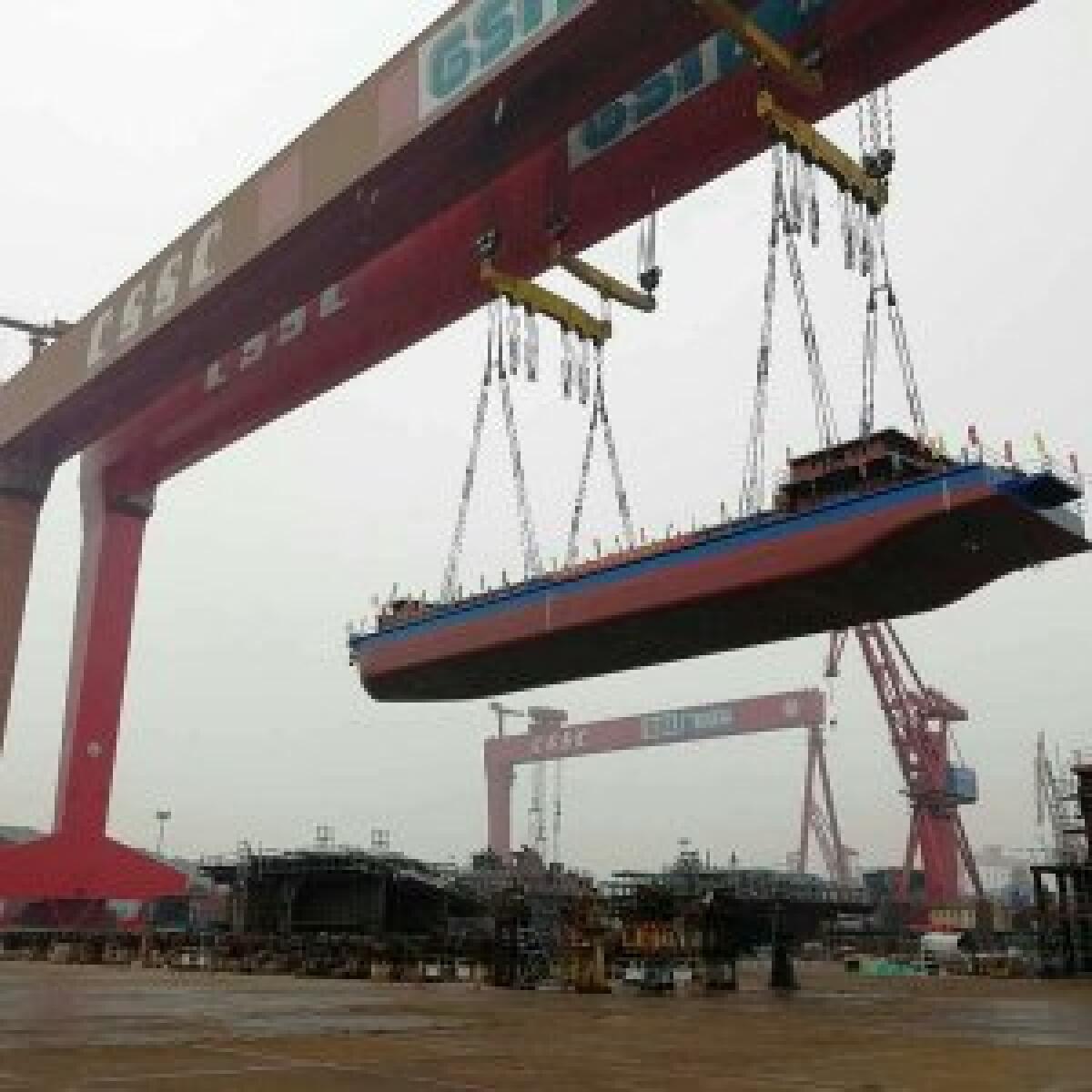 Cina, varato il primo mercantile navale elettrico - PH.Repubblica
