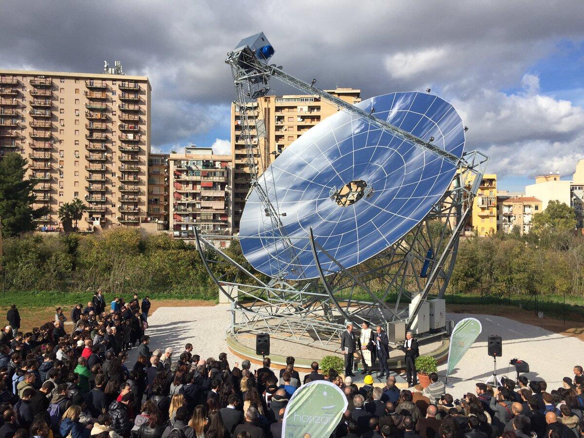 Unipa: il concentratore solare unico in Europa! - Foto Twitter Tullio Filippone
twitter.com