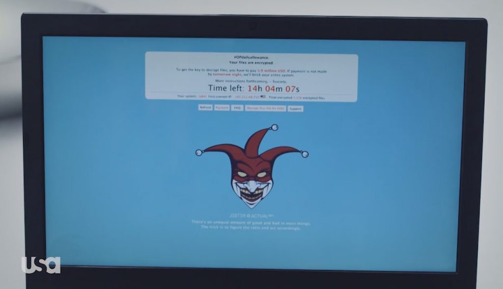 Il ransomware creato dagli attaccanti per bloccare i computer e richiedere un riscatto. Credits: welivesecurity.com