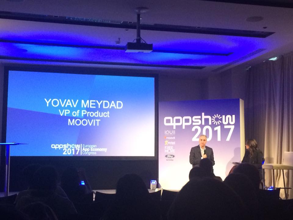 Intervento di Yovav Meydad, VP of Product di Mooovit. Credits: Close-up Engineering