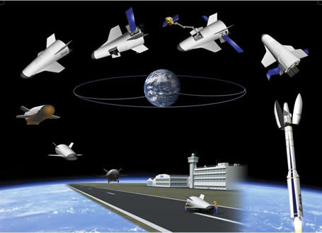Scherma di lancio e rientro dello Space Rider. Credits: www.lockheedmartin.co.uk