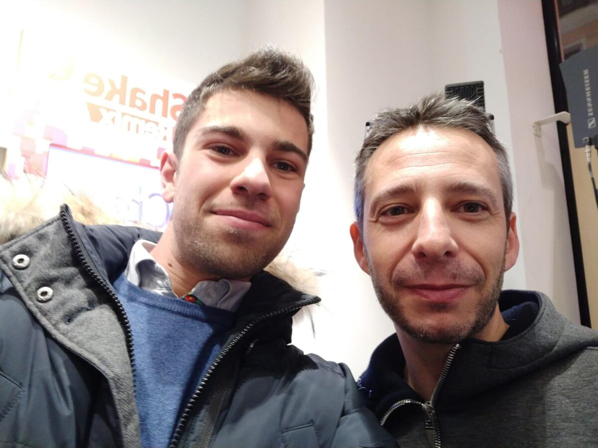 Aperitivo LG a Cosenza: intervista ad Andrea Galeazzi - Angelo Falcone ed Andrea Galeazzi nel magico selfie! Credits: Angelo Falcone | Close-up Engineering