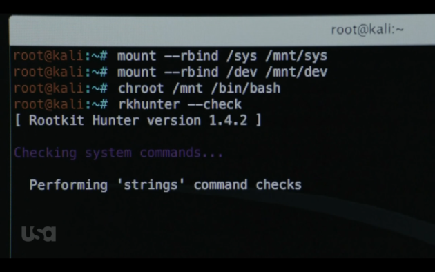 rkhunter, il tool utilizzato da Elliot per ricercare eventuali rootkit nel proprio computer. Credits: geekwire.com