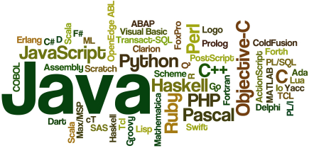 I principali linguaggi di programmazione. Credits: www.formatlearning.com