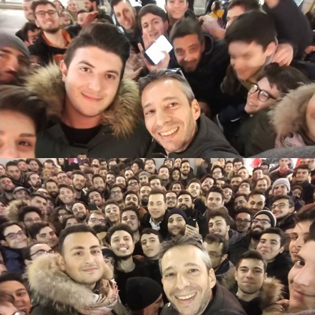 Selfie di gruppo scattato da Andrea Galeazzi durante l'evento. Credits: Andrea Galeazzi