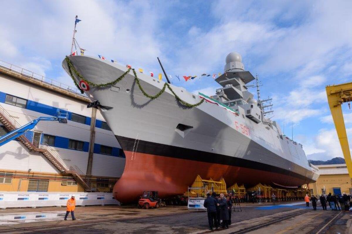 Varata l'ottava fregata multiruolo Antonio Marceglia - PH: marinamilitare.it