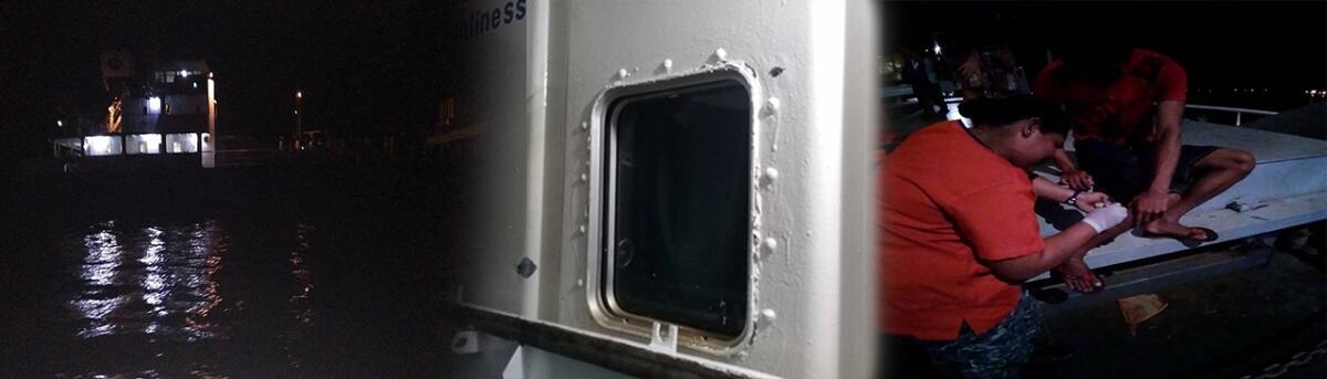 Attacco pirata sventato con acqua bollente - PH: coastguard.ph