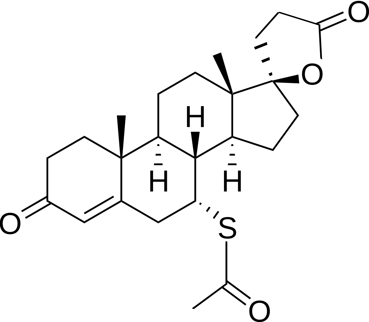 Lo spironolattone. Presenta somiglianza chimica con gli ormoni sessuali, per questo può causare mastodinia (dolore delle ghiandole mammarie) e ginecomastia (ingrossamento delle ghiandole mammarie nell'uomo). Ph:wikipedia.org
