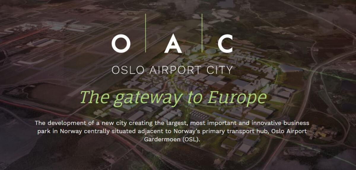 Oslo Airport City: a jump in the future - osloairportcity.no