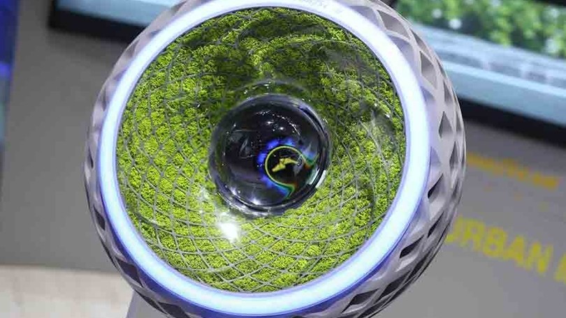 Pneumatico, Oxygene, Goodyear, pneumatico vivo, ossigeno, fotosintesi, muschio, stampa 3d, riciclo, Salone di Ginevra, Chris Delaney, LiFi, gomma, accumulo energia, CO2, 2050, Parigi, COP21, Close-up Engineering
