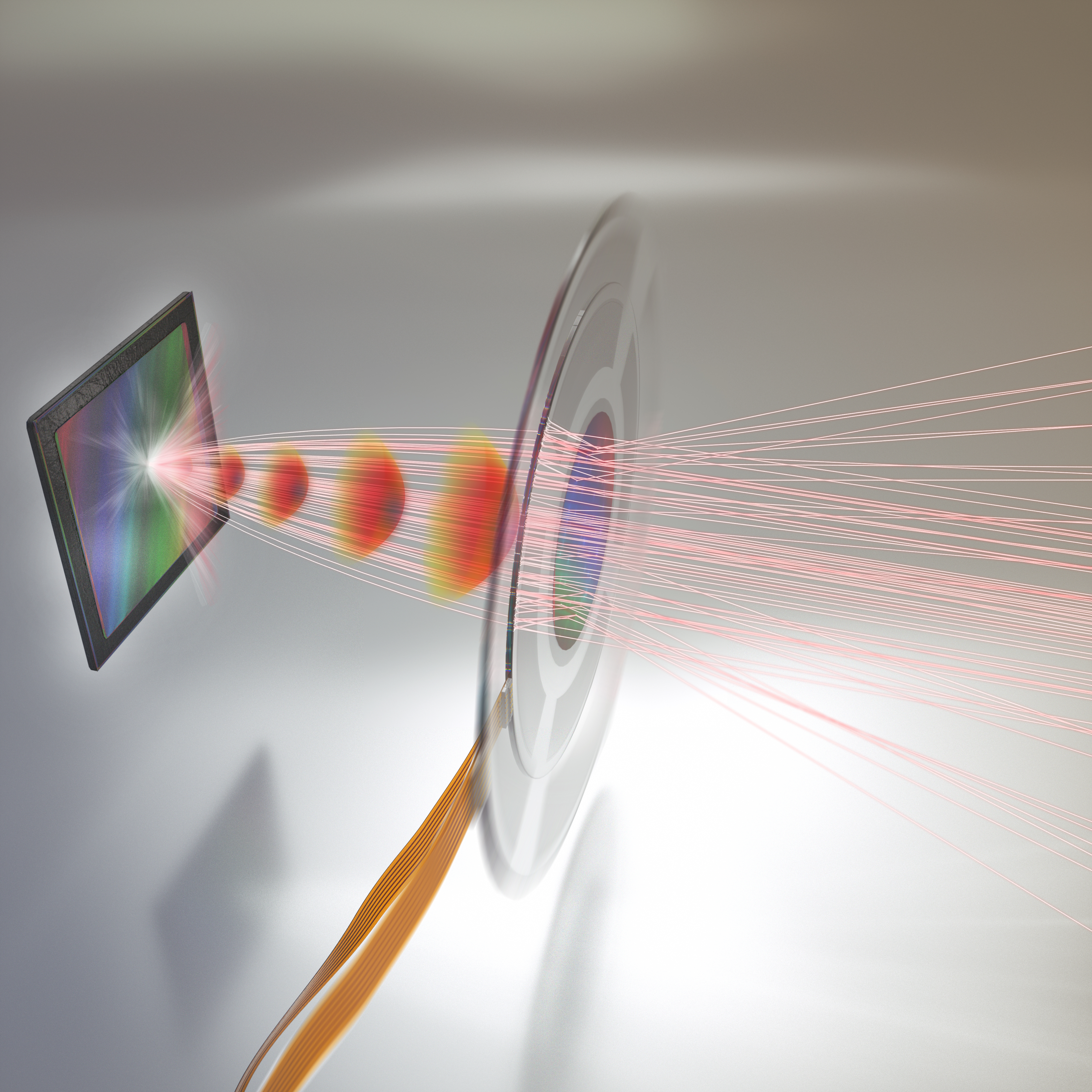 Metalenti adattive controllate elettricamente(Image courtesy of the Capasso Lab/Harvard SEAS