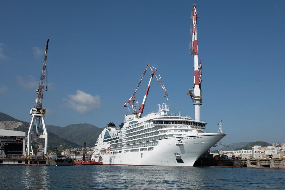 Fincantieri consegna a Sestri Seabourn Ovation - PH.www.pressmare.it