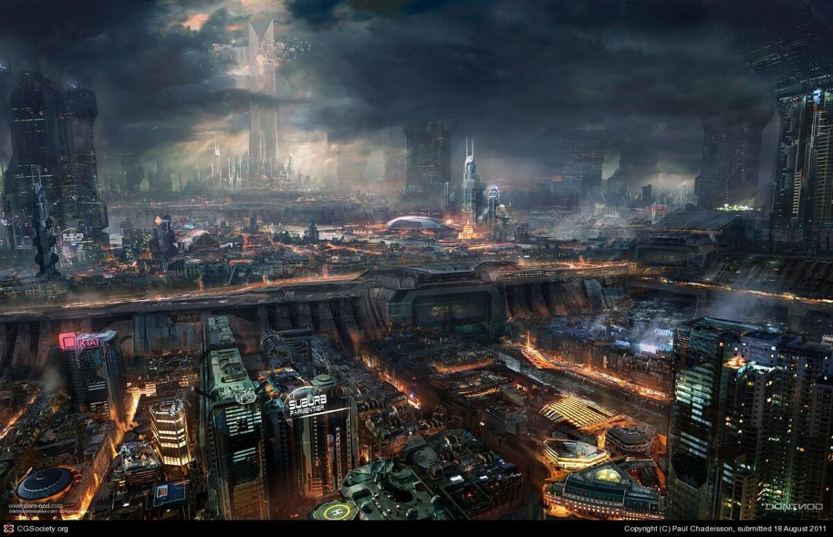 Ingegneria vs smog: 3 idee innovative - City Evening Night Smog Lights High Quality Picture