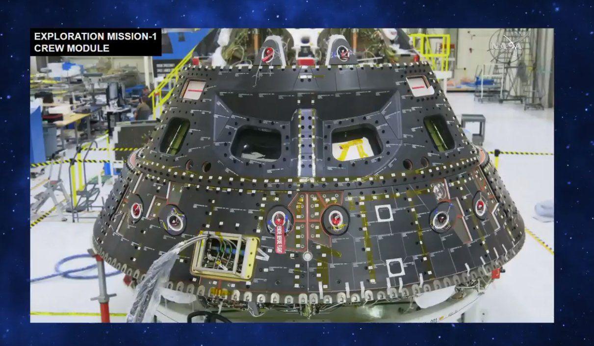 La capsula Orion in fase di costruzione. Credits: www.nasa.org