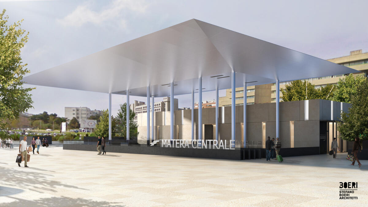 La nuova stazione di Matera firmata Stefano Boeri - 