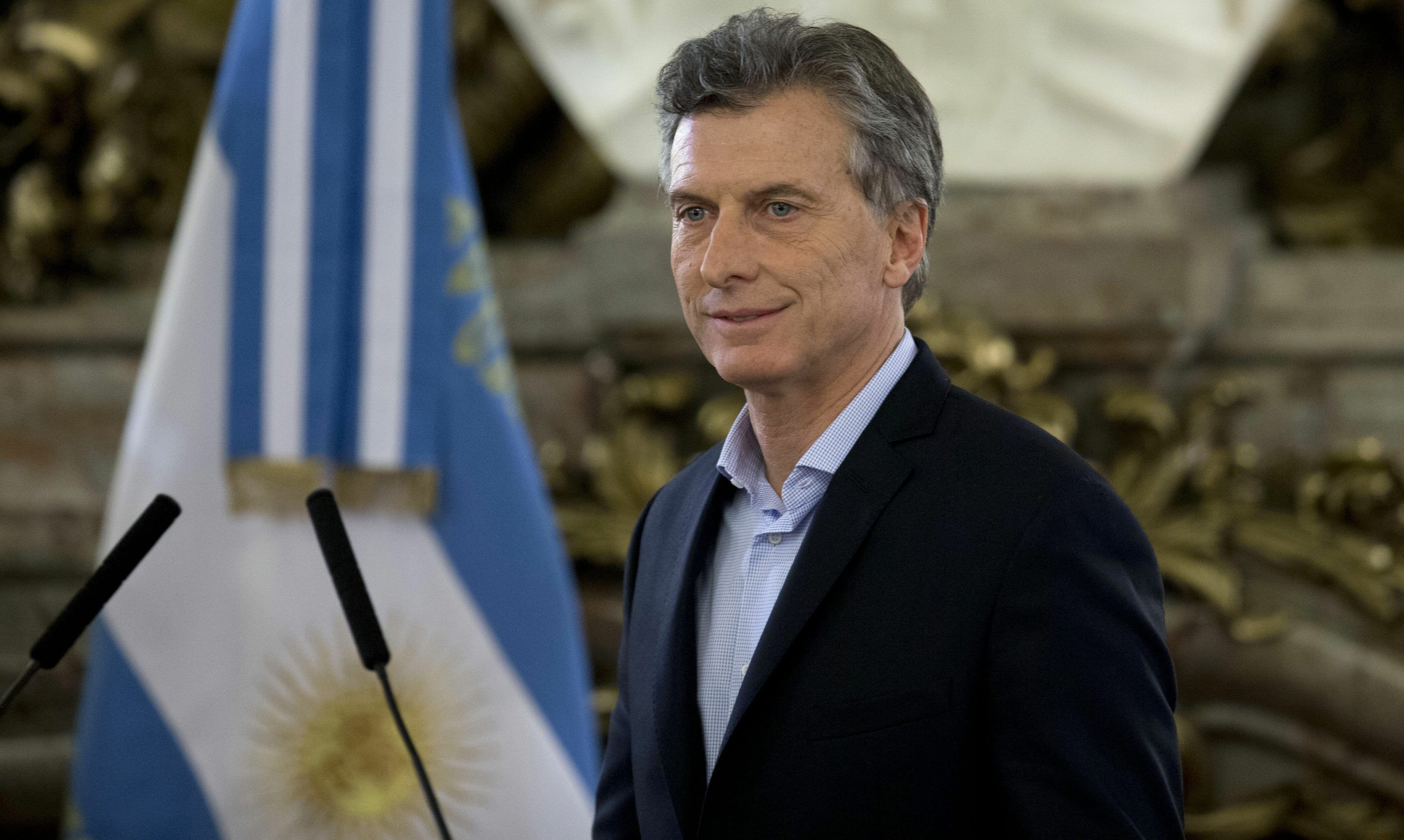 Il Presidente argentino, Mauricio Macri