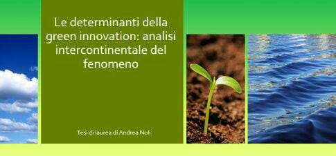Green innovation: un’analisi sperimentale