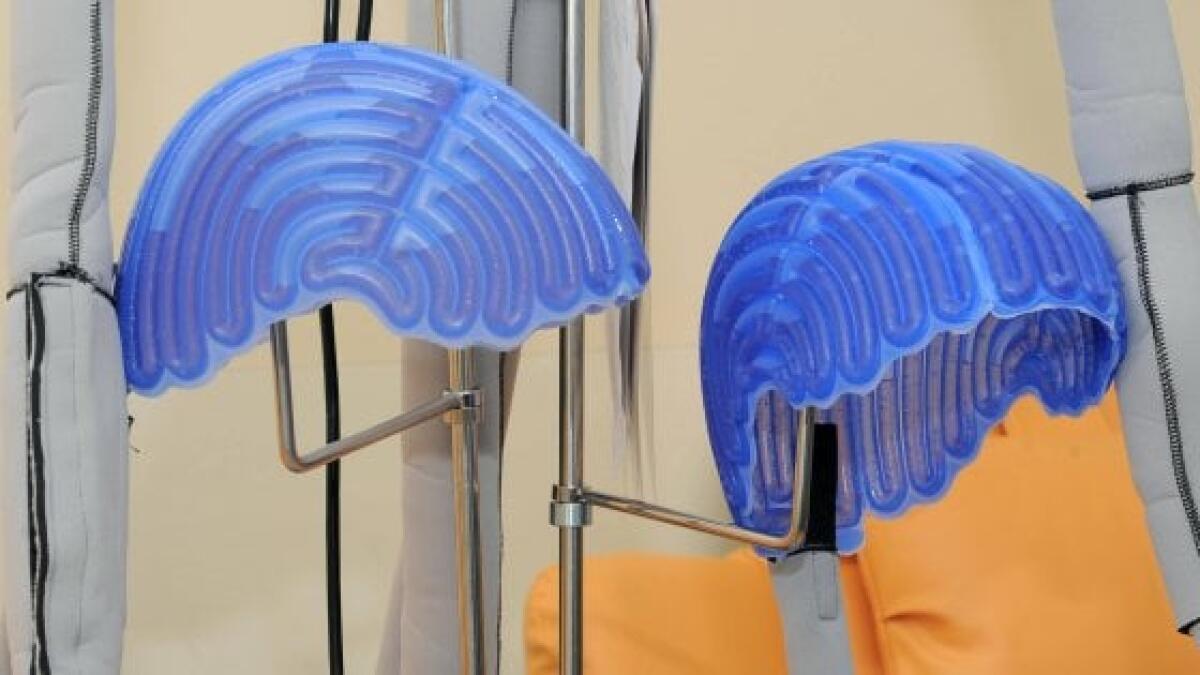 Al Policlinico di Bari un casco per prevenire l'alopecia da chemioterapia - casco alopecia