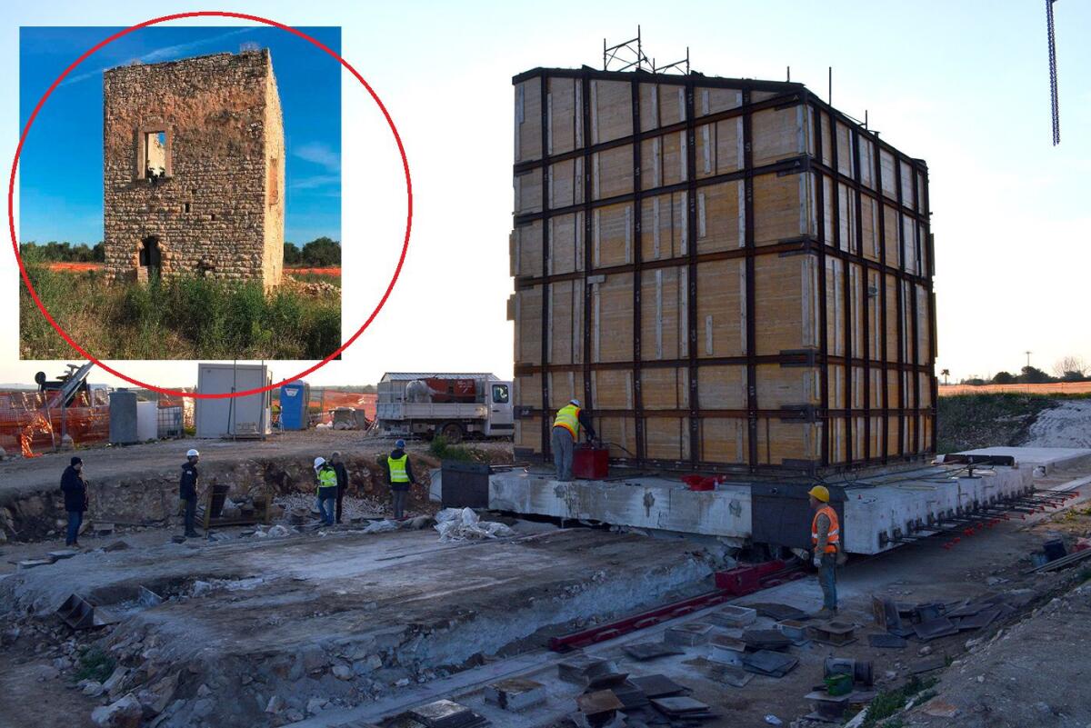 Puglia, Palo del Colle: la torre viene spostata per far spazio alla statale - lagazzettadelmezzogiorno.it