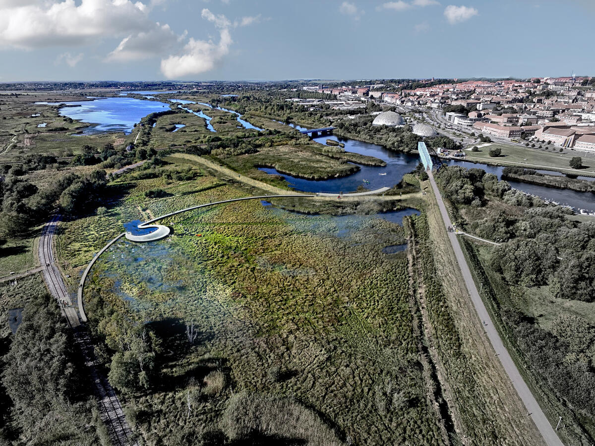 Storkeengen, un parco artificiale per il rischio idrologico - 