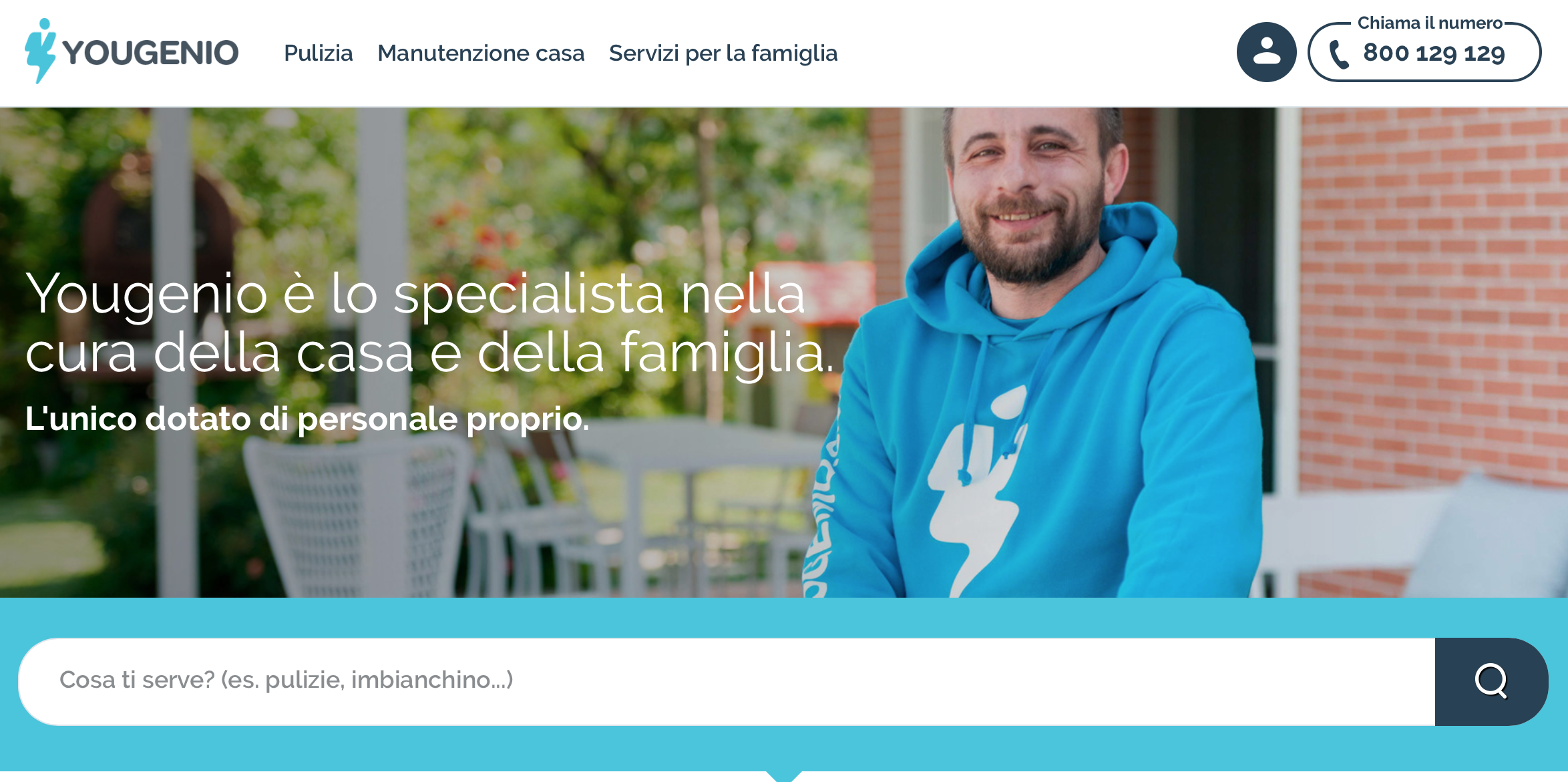 L'unico servizio online dotato di personale unico. Credits: www.yougenio.it