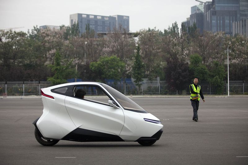 Il prototipo del veicolo elettrico 1703, di Lingyun. Fonte: Bloomberg