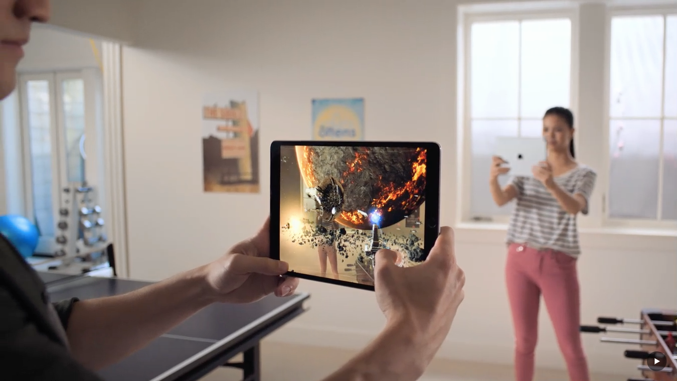 Realtà aumentata di iOS 12. Credits: www.apple.it