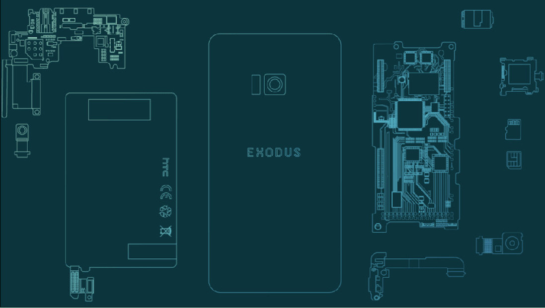 HTC Exodus. Credits: TheVerge.com