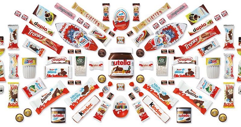 I prodotti targati Ferrero