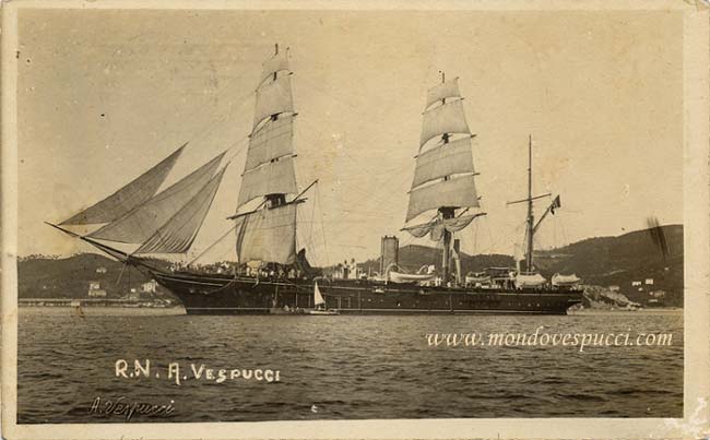 Regia Nave Amerigo Vespucci (incrociatore), PH: ammiraglia88.it