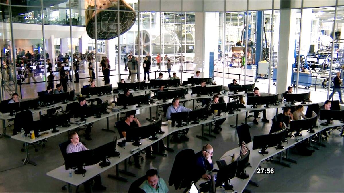 SpaceX: il software che ha permesso l'impresa - Sala di controllo missione. Credits: www.nasa.gov