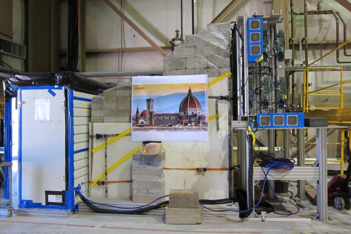 Il muro utilizzato come sperimentazione. PH: arstechnica.com