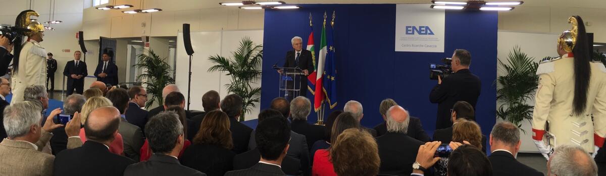 Mattarella visita il Centro Ricerche Casaccia ENEA - enea.it