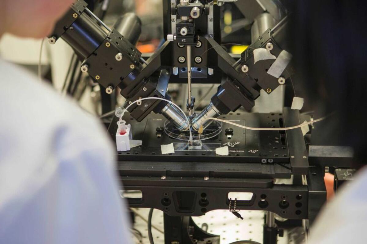 Prevenire infarto e ictus con la diagnostica 3D - Dispositivo bio-ottico, crediti: Australian National University