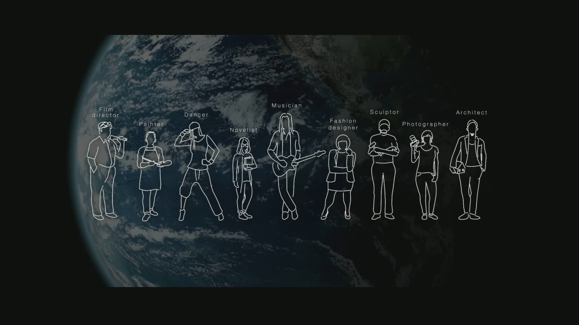 Le possibili figure artistiche che vedremo a bordo del BFR. Credits: SpaceX