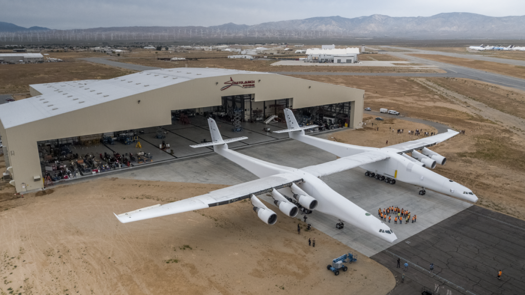 Visione dall'alto. Credits: Stratolaunch.