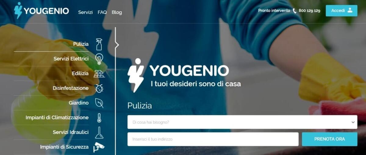 Yougenio: idraulico a portata di click - 