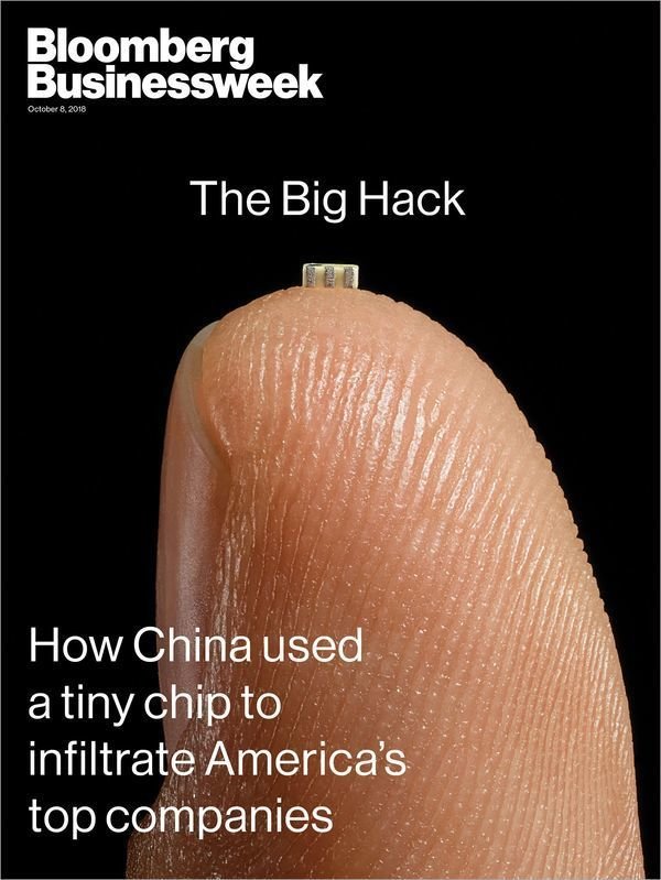 La notizia di Bloomberg sull'attacco di spionaggio da parte della Cina. Credits: tomshw.it